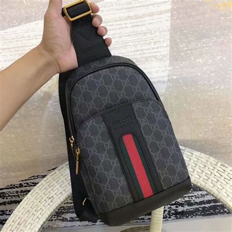 gucci bag chest|Gucci sling bag for men.